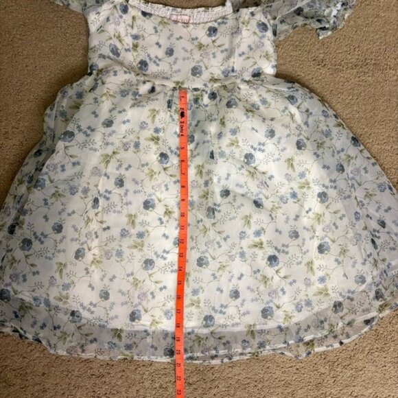 Woman's Floral Chiffon Babydoll Mini Dress - Size Small - NWT - Picture 11 of 11
